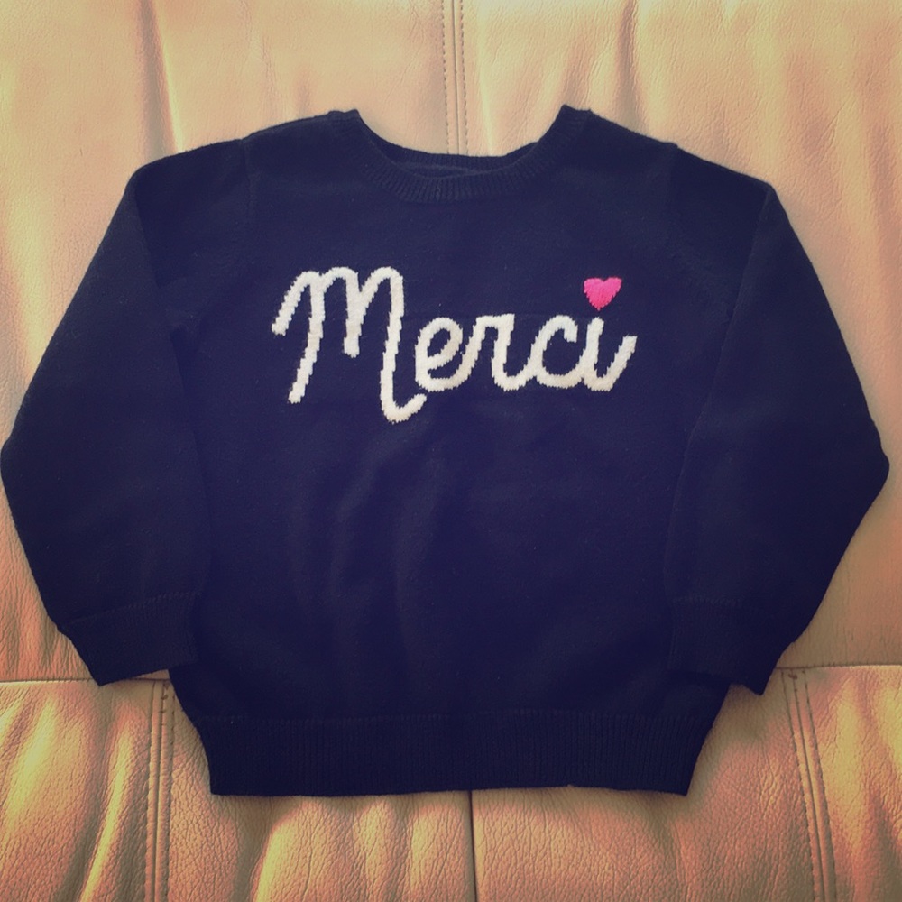 Winter sweater “Merci”